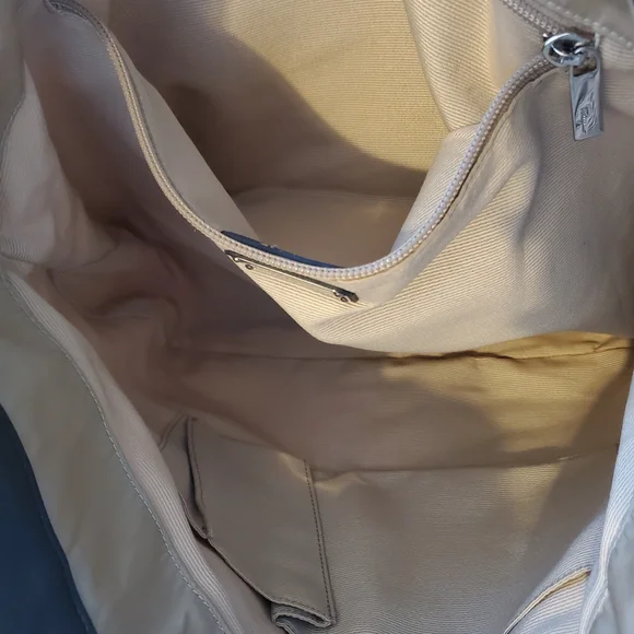 Salvatore Ferragamo Beige Nylon Top Handle Bag - Picture 5 of 16